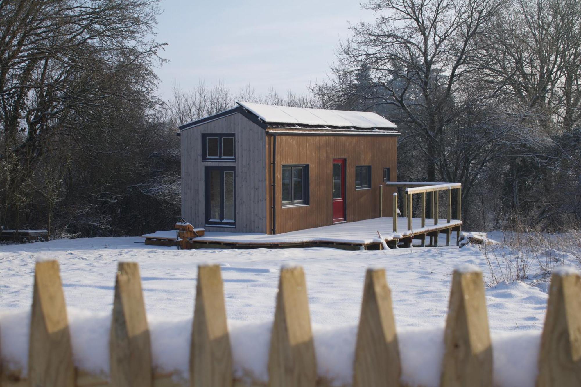 Tiny House Les Jours Heureux Sejour Nature Pres De Dinant Et Des Lacs De L Eau D Heure Villers-le-Gambon Kültér fotó