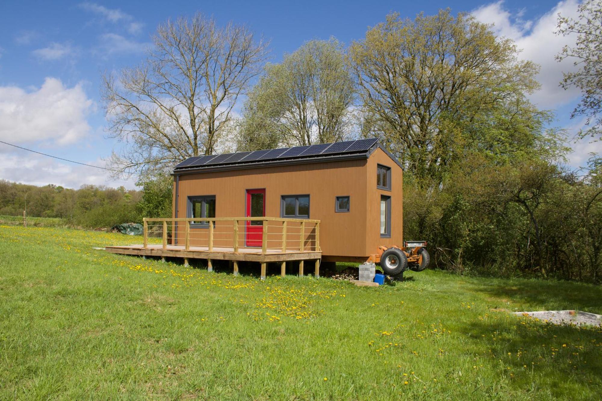 Tiny House Les Jours Heureux Sejour Nature Pres De Dinant Et Des Lacs De L Eau D Heure Villers-le-Gambon Kültér fotó